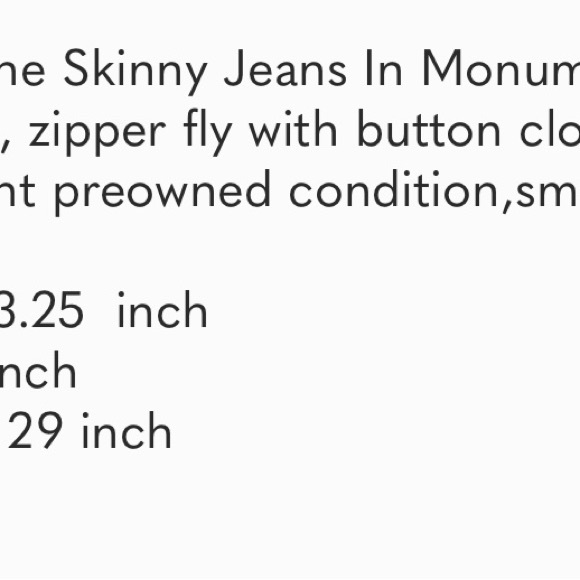 EUC Rag & Bone Mid Wash Skinny Jeans in Monument - Picture 10 of 14